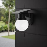  LED solarna zidna svetiljka LED/3,7V 3000/4000/6400K IP54 1800 mAh crna + daljinski upravljač | Eponuda.com