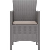  Vrtna stolica 2 pcs Svijetlo siva 53 x 49 x 85 cm Polipropilen | Eponuda.com