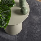  Tepih HUARTE kratkih vlakana mekani i perivi antracit Ø 120 cm | shoptok.hr