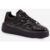 Lee Cooper Patent Leather Women's Sneakers On Platform | Eponuda.ba