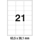  ETIKETE LK 63,5X38,1MM POLYESTER PK25L ZWECKFORM L7560-25 PROZIRNE | Shoptok.si