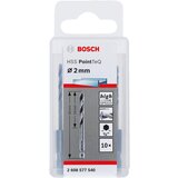 Bosch HSS spiralna burgija PointTeQ 2,0 mm sa šestougaonim HEX prihvatom pakovanje od 10 komada - 2608577540 | ePonuda.com