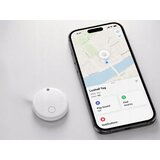 Mini privjesak tražilo ključeva bluetooth gps lokator ios bijeli | shoptok.hr