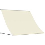Tenda na uvlačenje krem 200 x 150 cm od tkanine i čelika | shoptok.hr