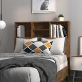  Uzglavlje s ormarićem boja dimljenog hrasta 100x19x103,5 cm | shoptok.hr