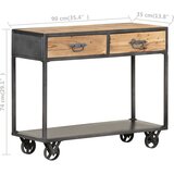  Konzolni stol 90 x 35 x 74 cm od masivnog obnovljenog drva | shoptok.hr
