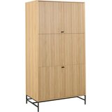Actona Garderobna omara v hrastovem dekorju v naravni barvi 99x200x60 cm Albany – | Shoptok.si