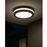  LED stropno svetlo sa senzorom pokreta LED/20W/230V 3000/4000/6500K IP54 antracit | Eponuda.com