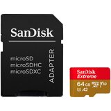 San Disk memorijska kartica microsd 64GB extreme SDSQXAH-064G-GN6MA | Eponuda.com