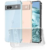 Techsuit Shockproof Clear Silicone prozirna maskica otporna na udarce za Google Pixel 9 Pro | shoptok.hr