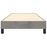  Okvir za krevet s oprugom svjetlosivi 90x200 cm baršunasti | Eponuda.com