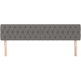  Uzglavlja 2 kom tamnosiva 90x7x78/88 cm od tkanine | shoptok.hr