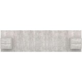  Posteljno vzglavje z omaricami betonsko siv konstruiran les, (20794027) | Shoptok.si