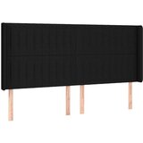  Krevet box spring s madracem LED crni 200x200 cm od tkanine | shoptok.hr