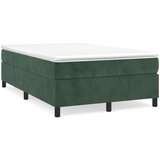 The Living Store Box spring postelja z vzmetnico temno zelena 120x200 cm žamet - Box Spring Postelja, (21491255) | Shoptok.si