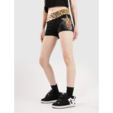 Jennifer Foldover Shorts black leopard