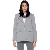 Leone 1947 Jakne & Blazerji Woman Jackets Pearl Siva Cene