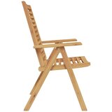  Stolica 2 pcs Smeđa 64.5 x 52 x 108 cm Čvrsto teak drvo | shoptok.hr