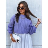 DStreet Sweter damski oversize BILLIS ciemnofioletowy | Shoptok.si