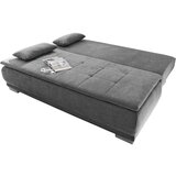 MID.YOU ZOFA S POSTELJNO FUNKCIJO, temno siva tekstil, leseni material | Shoptok.si