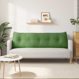  Jastuk za leđa Svijetlo zelena 160 x 24 x 50 cm Baršun | shoptok.hr