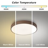  Brilagi - LED stropno svetlo POOL LED/48W/230V 3000/4000/6000K 40 cm braon | Eponuda.com