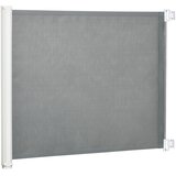 HOMCOM Varnostna vrata z zvlečno pregrado 115x82,5 cm siva, (5000234048) | Shoptok.si