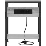 vidaXL Noćni ormar Sivi hrast sonoma 38 x 30 x 48 cm Konstruirano drvo | shoptok.hr
