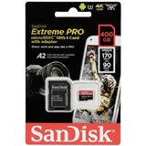 Sandisk Extreme Pro microSDXC 400GB + SD Adapter + Rescue Pro Deluxe 170MB/s A2 C10 V30 UHS-I U3 - SDSQXCZ-400G-GN6MA | Shoptok.si