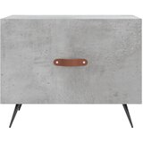  Stolić za kavu siva boja betona 50x50x40 cm konstruirano drvo | shoptok.hr