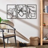  Floral line - APT529LS black decorative metal wall accessory | ePonuda.com