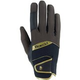 Roeckl Jahalne rokavice Millero - Dark Mocha/Black - 6.5 Cene