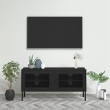 The Living Store TV omarica črna 105x35x50 cm jeklo - TV Omarica, (21375275) Cene