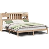  Krevet s regalom za knjige bez madraca 180x200 cm od borovine | shoptok.hr