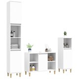  3-dijelni set kupaonskog namještaja bijeli konstruirano drvo | shoptok.hr