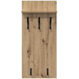  Vješalica za kapute na zidu Umjetnički hrast 40 x 10 x 90 cm | shoptok.hr