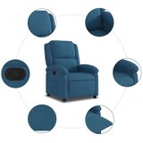  Naslanjač moder žamet | Shoptok.si