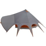  Teepee šator s krovom Siva i narančasta 600 x 600 x 347 cm | shoptok.hr