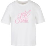 Mister Tee Women's T-shirt Girl Gang Wording white | Shoptok.si