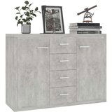  Komoda betonsko siva 88x30x65 cm iverna plošča, (20623006) | Shoptok.si