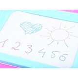  Ploča za crtanje s pečatima - tirkizno-roza | shoptok.hr