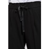 Marisse Straight Leg Trousers With Tie Waist Z-Sp-3607 Black | Eponuda.ba