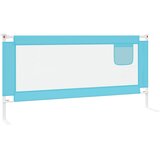  Sigurnosna ograda za dječji krevet plava 190 x 25 cm od tkanine | shoptok.hr