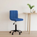 Maison Chic Vrtljiv pisarniški stol - računalniški stol moder žamet, (21784283) | Shoptok.si
