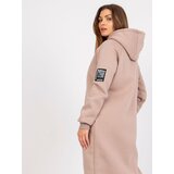RUE PARIS Dress-RV-SK-7463.24X-beige | Shoptok.si