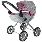  Kolica za lutke Alice Star - sivo/rozi | shoptok.hr