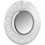 Kayoom STENSKO OGLEDALO, 75/75/10 cm kovina, steklo, leseni material | Shoptok.si