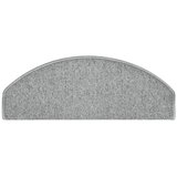  Prostirke za stepenice 15 kom 65x24x4 cm svijetlo sive poluokrugle velike | Eponuda.com