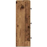 vidaXL Knjižna omara starinski les 40x24x77 cm inženirski les | Shoptok.si