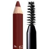 NYX Professional Makeup Powder Louder svinčnik za obrvi s krtačko odtenek Black Cherry 1 kos | Shoptok.si